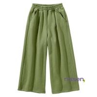ราคา จัดส่งจากประเทศญี่ปุ่น Nissen กางเกงวอร์มขายาวบุขนอบอุ่น ทรงหลวม ใส่สบาย เอวยางยืด มีกระเป๋า ใช้งานได้จริง เหมาะกับผู้หญิงทุกไซส์ แฟชั่นญี่ปุ่น คุณภาพดี ไซส์ใหญ่ใส่ได้ มีโปรโมชั่นสุดคุ้ม (41302420651)