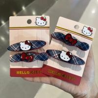 ราคา กิ๊บ Kitty กิ๊บ 2 ชิ้น ตาารางน้ำเงิน ลิขสิทธิแท้ MINISO (40228378198)