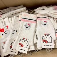 ราคา ถุงเท้า คิตตี้ น่ารักมาก มี 2 แบบ หน้าใหญ่ กับปักตัวเล็ก สีขาว ข้อสูง Kitty Sanrio ลิขสิทธิ์แท้ (29987102472)