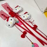 ราคา kitty miniso ไม้ตกแมว ของเล่นแมวก้านแดง ไม้เล่นแมว กระดิ่งของเล่นแมว ของแท้พร้อมส่ง (26282119327)