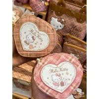 ราคา Sanrio Hello Kitty ซานริโอ้ เฮลโลคิตตี้ กระเป๋าหัวใจใส่ของจุกจิ๊ก สีชมพู น้ำตาล (28492958726)