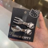 ราคา กิ๊บ Kitty ช้อนส้อม 2 ชิ้น ลิขสิทธิแท้ MINISO จีน (54355656157)
