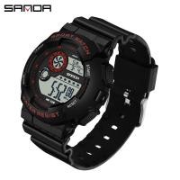 ราคา SANDA SD6114 G สไตล์แฟชั่น Man Ms กีฬานาฬิกา LED ดิจิตอลนาฬิกาจับเวลากันน้ําชายหญิง Electronics Chronograph นักเรียนนาฬิกา (57753498844)