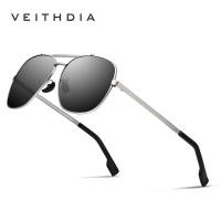 ราคา Veithdia 2493 ยี่ห้อแว่นตากันแดดสแตนเลส Polarized UV400 ผู้ชาย Vintage Sun แว่นตาแว่นตาผู้ชาย (29812639249)