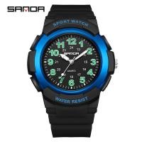 ราคา SANDA SD6308 แฟชั่นนาฬิกาควอตซ์นาฬิกาสีสันสดใส 5ATM กันน้ําแผ่นดินไหวทนทานนาฬิกา (53702544930)