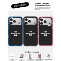 ราคา CASECASE X FIFA WORLD CUP 26 โลโก้สีดํา ฟ้า ชมพู Fizz Candy Collection สี Clear Hard แม่เหล็กดูด Impact สําหรับ Apple IPhone 13 14 15 16 17Pro Max Plus พร้อมกล่อง (57707042994)