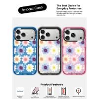 ราคา CASECASE X Meri ดอกไม้สวนกรณีสีดํา ฟ้า ชมพู Fizz Candy Collection สี Clear Hard แม่เหล็กดูด Impact สําหรับ Apple IPhone 13 14 15 16 17Pro Max Plus พร้อมกล่อง (57255609144)
