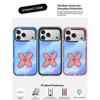 ราคา CASECASE X Jon Burgerman X เคสโทรศัพท์สีดํา ฟ้า ชมพู Fizz Candy Collection สี Clear Hard แม่เหล็กดูด Impact สําหรับ IPhone 13 14 15 16 17Pro Max Plus พร้อมกล่อง (57057325279)