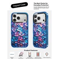 ราคา CASECASE X Honolulu ไฮเดรนเยียดอกไม้ฤดูร้อน Love Sky สีฟ้าใสแม่เหล็กดูด Impact สําหรับ Apple IPhone 12 13 14 15 16 17 Pro Max Air Plus พร้อมกล่อง (56354700241)