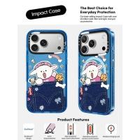 ราคา CASECASE X Rainbow Puppy Sky สีฟ้าใสแม่เหล็กดูด Impact สําหรับ Apple IPhone 12 13 14 15 16 17 Pro Max Air Plus พร้อมกล่อง (56304723854)