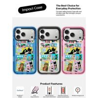 ราคา CASECASE X ไดอารี่ Fragments เคสโทรศัพท์สีดํา น้ําเงิน ชมพู Fizz Candy Collection สี Clear Hard แม่เหล็กดูด Impact สําหรับ IPhone 13 14 15 16 17Pro Max Plus พร้อมกล่อง (55007223794)