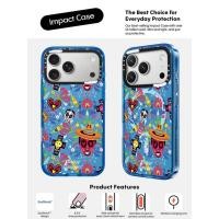 ราคา CASECASE X Skull หมวก Sky สีฟ้าใสแม่เหล็กดูด Impact สําหรับ Apple IPhone 12 13 14 15 16 17 Pro Max Air Plus พร้อมกล่อง (54504723885)