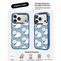 ราคา CASECASE X ผ้าพันคอ Lamb Sky สีฟ้าใสแม่เหล็กดูด Impact สําหรับ Apple IPhone 12 13 14 15 16 17 Pro Max Air Plus พร้อมกล่อง (54004796034)