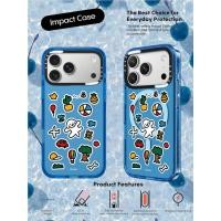 ราคา CASECASE X สิ่งของที่ชื่นชอบกรณี Sky สีฟ้าใสแม่เหล็กดูด Impact สําหรับ Apple IPhone 12 13 14 15 16 17 Pro Max Air Plus พร้อมกล่อง (53303565019)