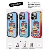 ราคา CASECASE X Ohdou Server Black Edge Peach Haze Cotton Candy Collection สี Clear Hard Magnetic Vacuum Impact Case สําหรับ Apple IPhone 12 13 14 15 16 Pro Max Plus พร้อมกล่อง (43560432842)