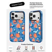 ราคา CASECASE X ดอกไม้และผลไม้ Sky สีฟ้าใสแม่เหล็กดูด Impact สําหรับ Apple IPhone 12 13 14 15 16 17 Pro Max Air Plus พร้อมกล่อง (43278071129)