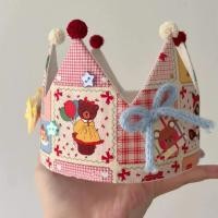 ราคา ของตกแต่งวันเกิด handmade โบว์สีชมพูกวางมงกุฏสำหรับถ่ายภาพปาร์ตี้ (44708123245)