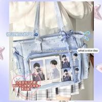 ราคา FX Pain Bag Galaxy Series Cream Cross Body สไตล์นักเรียน สะพายข้างใส่สบายสำหรับทุกวัน (47458521779)
