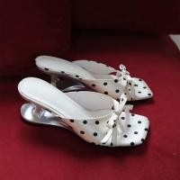 ราคา รองเท้าส้นสูงเปิดนิ้ว ส้นพิเศษ ไซส์ใหญ่ (55858107149)