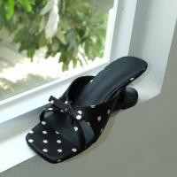 ราคา รองเท้าส้นสูงเปิดนิ้ว ส้นพิเศษ ไซส์ใหญ่ (53957837361)