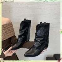 ราคา รองเท้าแฟชั่นหนังเทียม PU สไตล์ฝรั่งเศส ปลายแหลม ส้นปานกลาง สำหรับสุภาพสตรี ทนทาน ลดแรงเสียดสี พร้อมจำหน่ายส่ง (50408531013)