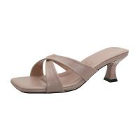 ราคา YOURSHOES B15 รองเท้าส้นสูง 3นิ้ว รองเท้าผ้าซาติน รองเท้าออกงาน (49455296636)