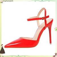 ราคา Bigtree Silver รองเท้าส้นสูงสุภาพสตรีจัดเลี้ยง Office Pointed Toe รองเท้าส้นสูง 10 ซม 4 นิ้ว (45908686809)