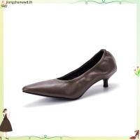 ราคา SIRENA รองเท้าหนังแท้ ส้น 3 นิ้ว รุ่น CINDERELLA สีดำ รองเท้าคัทชูผู้หญิง (29394543155)