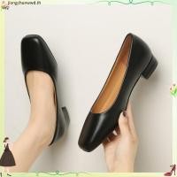 ราคา prettycomfort รองเท้ารับปริญญา ขนาดเล็กกว่าปกติ1ไซส์ คัทชูนักศึกษา งานราชการ ผู้หญิง ส้น 2 เซน SB005 (53108540537)