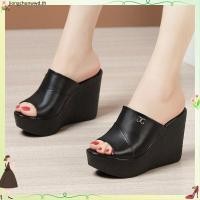 ราคา รองเท้าส้นสูง เปิดนิ้วเท้า พื้นหนา กันน้ํา สําหรับผู้หญิง ไซซ์ 35 40 (44658403954)