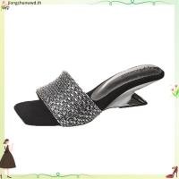 ราคา รองเท้าส้นสูง พลอยเทียม แบบสายเดี่ยวสายเดี่ยวสไตล์ฝรั่งเศสสําหรับผู้หญิงรองเท้าแตะฤดูร้อนหรูหราพร้อมสายรัดนิ้วเท้าที่ปลอดภัยเพื่อจับคู่กับเดรสและสว (52408387184)