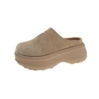 ราคา คลังสินค้าพร้อมจัดส่ง Birkenstock Baotou ส้นเตารีด รองเท้าแตะครึ่งสำหรับสวมใส่ภายนอก แบบใหม่หนา สไตล์เหมาะในฤดูร้อน (45355292301)