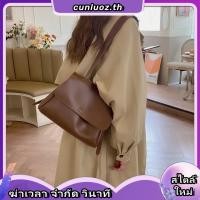 ราคา ใช้2โค้ดส่งฟรี ลดเพิ่ม กระเป๋าสะพายข้างเกาหลี Saddle มีช่องซิปกลางกระเป๋า 3 สี F065 (55208038038)