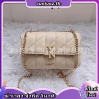 ราคา กระเป๋าสะพายข้าง LYN คอลเล็คชั่นใหม่ ขนาด 9 นิ้ว พร้อมถุงผ้า มีหนังรองบ่า เเต่งโซ่ด้านหน้า (52657729245)