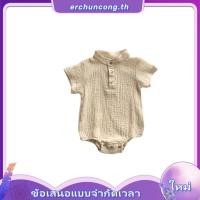 ราคา ชุดบอดี้สูทรอมเปอร์แขนสั้นผ้าลินินแฟชั่นฤดูร้อนสําหรับเด็ก (47658805697)
