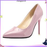 ราคา รองเท้าส้นสูงไซส์ใหญ่ 41 45 รองเท้าส้นสูง5นิ้ว 33 50 Europe Station Nude Stiletto Heels Pointed Toe Black Work Single Shoes Women s 2023 Patent Leather Plus Size Shoes Red Wedding Shoes (54808326825)