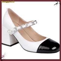 ราคา รองเท้าส้นสูง Maggie Jane สำหรับผู้หญิง ไซส์ใหญ่สไตล์เรโทร (50707846742)