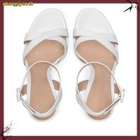 ราคา รองเท้าส้นสูงรัดส้น สูง 4 5 นิ้ว หนังแก้ว รุ่น 25 0983 (48007868400)