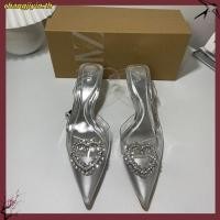 ราคา รองเท้าส้นสูง Zara ส้นสูง 2 นิ้ว สีเงินเมทัลลิคเพชรหัวใจ สวยนิ่มสบายเท้า งานตรงปกล้านเปอร์เซ็น พร้อมจัดส่ง 35 42 ZR 11 (47907856598)