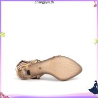 ราคา Bata บาจา Red Label รองเท้าส้นสูง รัดส้น สูง 3 นิ้ว สำหรับผู้หญิง รุ่น GENTIAN สีทอง 7608694 สีดำ 7606694 (47608627875)