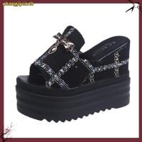 ราคา Platform Wedge Slippers2025New Summer Fashion Women s Open Toe Platform Waterproof Sandals for Outdoor Wear (47457858451)