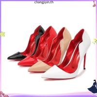 ราคา รองเท้าส้นสูง 35 46 หัวแหลม หนังเทียม เซ็กซี่ สีแดง เหมาะกับใส่ทํางาน แฟชั่นฤดูใบไม้ผลิ และฤดูร้อน สําหรับผู้หญิง 2023 (47408182930)