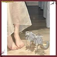 ราคา DIR รองเท้าส้นสูง ประดับเลื่อมคริสตัล แฟชั่นเจ้าสาว สไตล์ฝรั่งเศส สําหรับเพื่อนเจ้าสาว (41179568128)