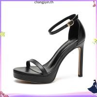 ราคา รองเท้าส้นสูง 11 ซม รองเท้าส้นสูงสุภาพสตรีหรูหรา รองเท้าส้นสูง Slim Heel 35 43 หลา (40729702362)