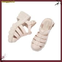 ราคา 2023 New Women s Shoes Ladies Wedge Heel Thick Sole Jelly Shoes Adult Baotou Hi (28644437562)