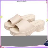 ราคา รองเท้าแตะ พื้นหนา ป้องกันการลื่น แบบเรียบง่าย สีพื้น สไตล์เกาหลี สําหรับผู้หญิง (56058167452)