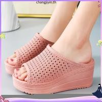 ราคา รองเท้าแตะผู้หญิง รองเท้าส้นตึก (51308382735)