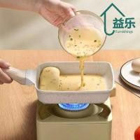 ราคา ANTINON กระทะม้วนไข่ สี่เหลี่ยมผืนผ้า NonStick กระทะไข่เจียวญี่ปุ่น Mini Tamagoyaki Anti Scalding Handle อุปกรณ์ครัวสเต็กขนาดเล็กกระทะเครื่องมือทําอาหาร (50708320584)