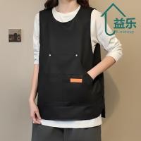 ราคา ผ้ากันเปื้อนทําอาหาร ต่อต้าน ผ้าใบเสื้อกั๊กสไตล์เบเกอรี่ ชุดเอี๊ยม แฟชั่นคราบทนหลายกระเป๋าผ้ากันเปื้อนเชฟกันน้ําอุปกรณ์ครัว (50406992205)