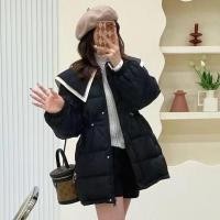 ราคา โค้ทเกาหลี กันหนาวขนเป็ด น่ารักมาก กันหนาวได้ รุ่นคอบัว พร้อมส่ง (24068385894)